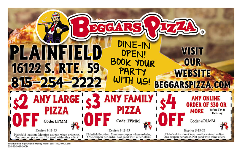 Beggars Pizza Printable Coupons