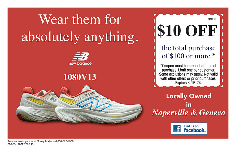 New balance coupon store print