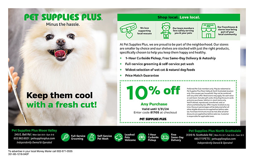 Pets plus clearance coupon