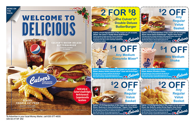 Culver'S Coupons Printable 2024 Printable - Ricca Chloette