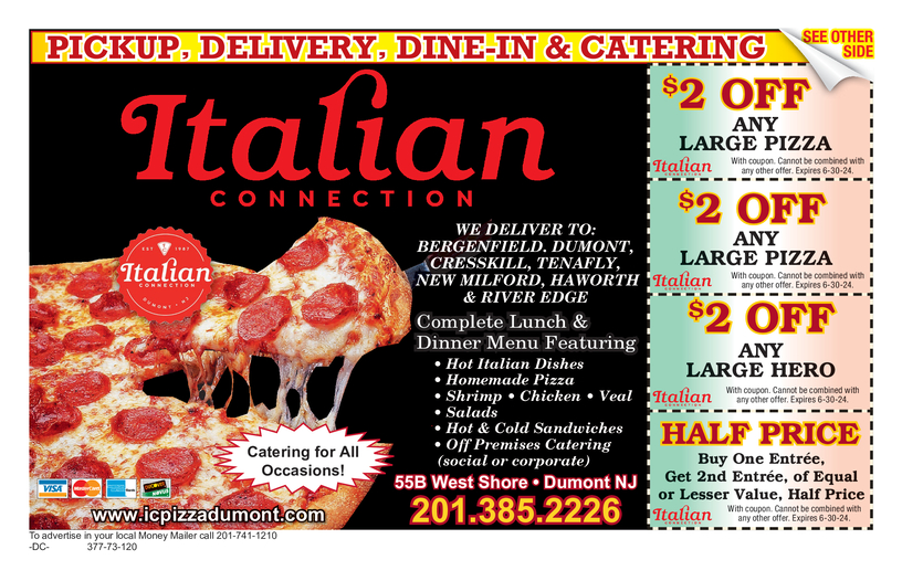 The Italian Connection Coupons & Offers Money Mailer Coupons in