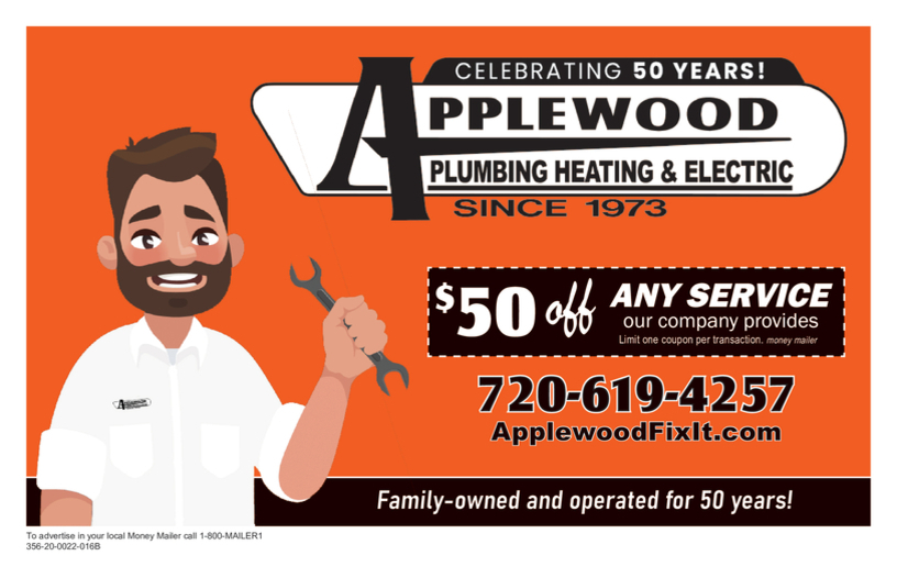 Applewood Plumbing Heating & Electric Coupons & Offers Money Mailer