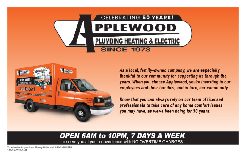Applewood Plumbing Heating & Electric Coupons & Offers Money Mailer