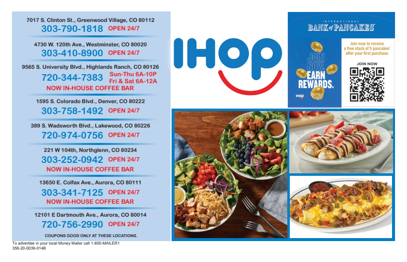 IHop Colorado Deals and Coupons in Littleton, CO Money Mailer
