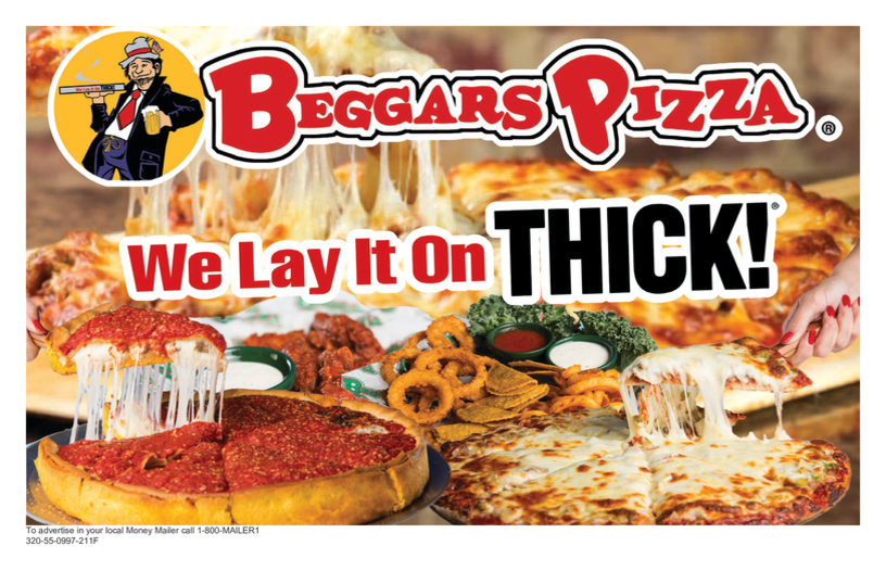 Beggars Pizza Coupons & Offers Money Mailer Coupons in Plainfield, IL