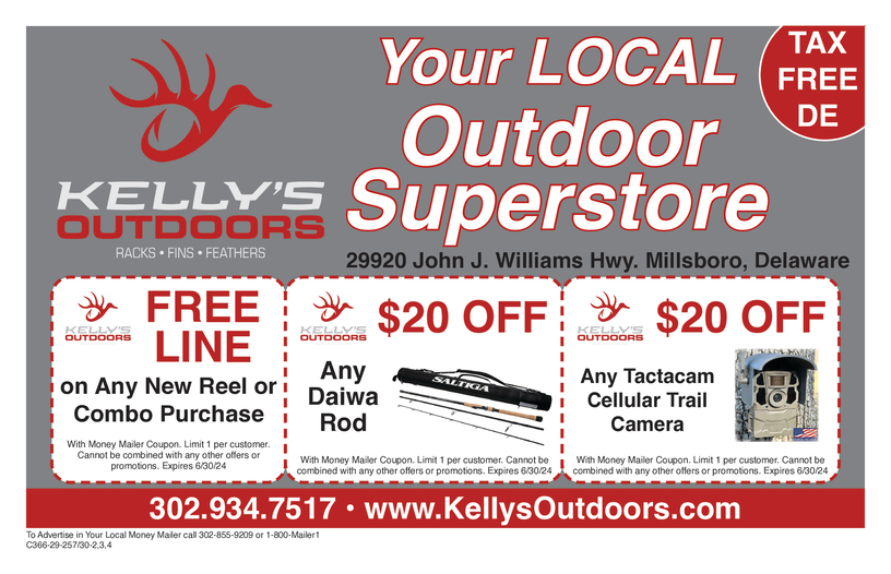 Kelly's Outdoors Md Coupons & Offers Money Mailer Coupons in