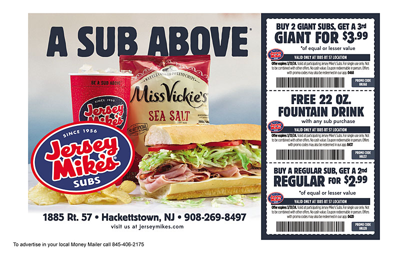 Jersey mike's store coupons 2020