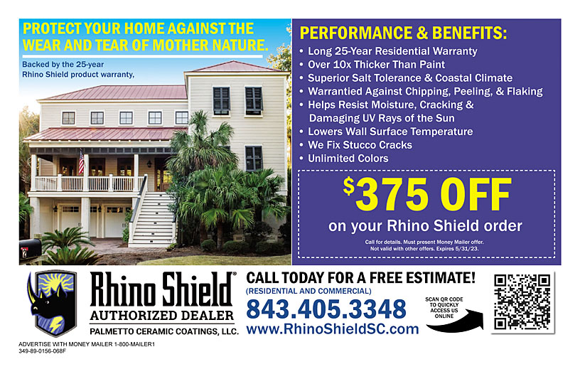 Rhino Shield - Coupon & Promo - Mount Pleasant, SC - Money Mailer