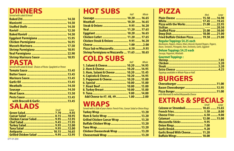 Vinnie's Pizza and Subs - Pizza restaurant in East Brunswick, NJ