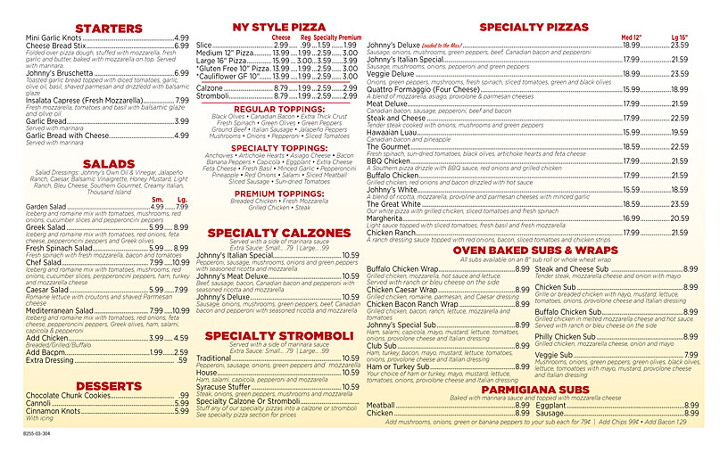 Johnny s Pizza Coupons Offers Money Mailer Coupons In Marietta GA