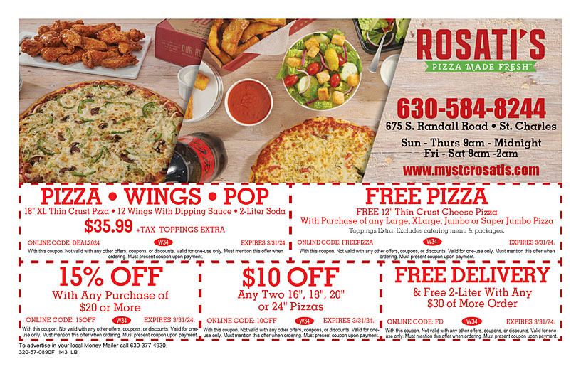 Rosati's coupons deals